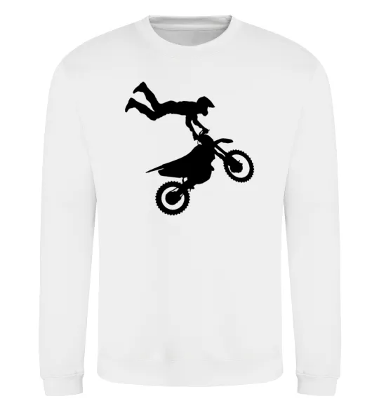 Свитшот moto tricks Белый фото