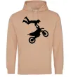 Чоловіча толстовка (худі) moto tricks Пісочний Чоловіча толстовка (худі) moto tricks Пісочний фото