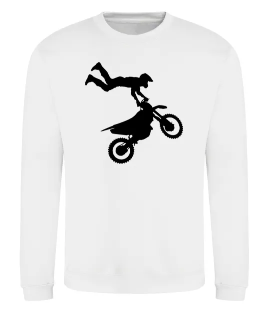 Свитшот moto tricks Белый фото