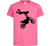 Детская футболка moto tricks Ярко-розовый Детская футболка moto tricks Ярко-розовый фото
