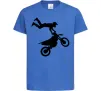 Детская футболка moto tricks Ярко-синий Детская футболка moto tricks Ярко-синий фото