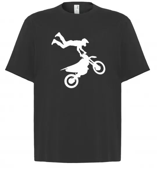 Футболка Оверсайз moto tricks Черный фото