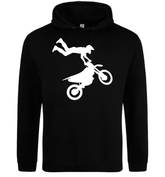 Жіноча толстовка (худі) moto tricks Чорний фото