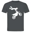 Мужская футболка moto tricks Графит фото