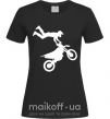 Женская футболка moto tricks Черный фото