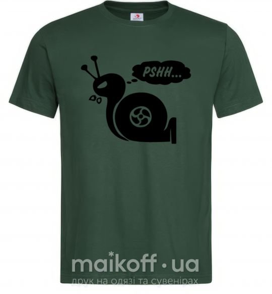 Мужская футболка Pshh Темно-зеленый фото