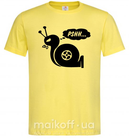 Чоловіча футболка Pshh Лимонний фото