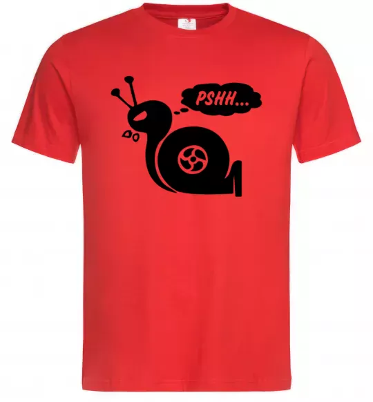 Мужская футболка Pshh Красный фото