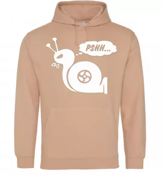 Жіноча толстовка (худі) Pshh Пісочний фото