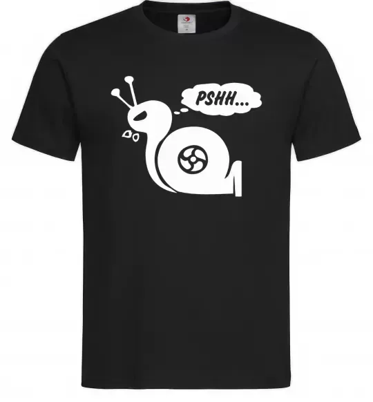 Мужская футболка Pshh Черный фото
