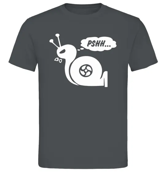 Мужская футболка Pshh Графит фото