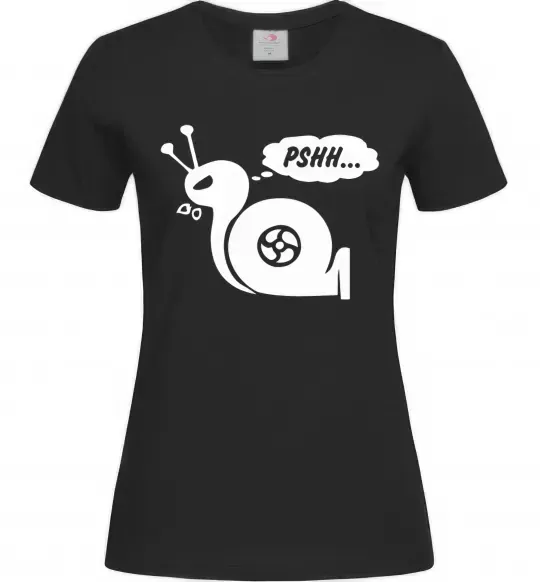 Женская футболка Pshh Черный фото