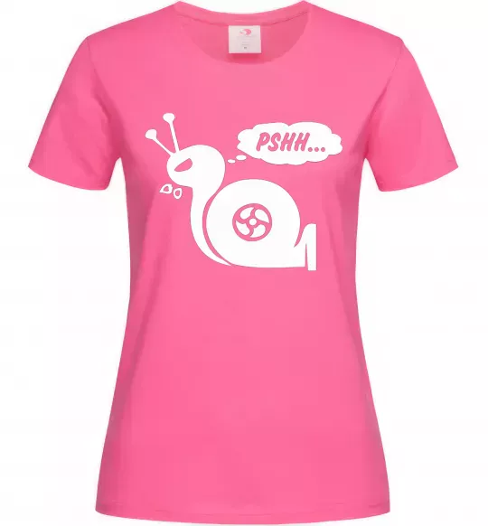 Женская футболка Pshh Ярко-розовый фото
