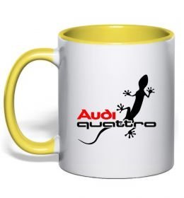 Чашка з кольоровою ручкою Quattro Чашка з кольоровою ручкою Quattro