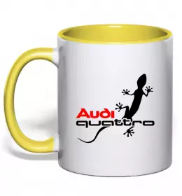 Чашка з кольоровою ручкою