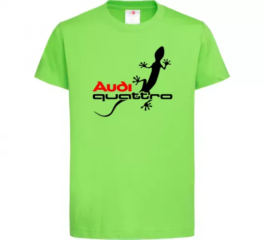 Детская футболка Quattro Лаймовый фото