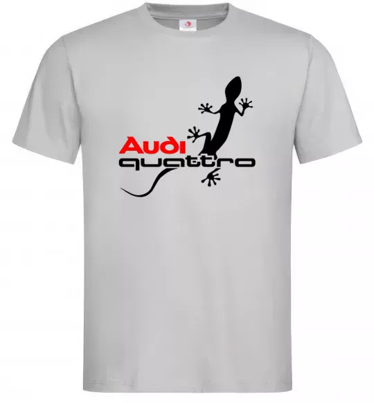 Чоловіча футболка Quattro Сірий фото