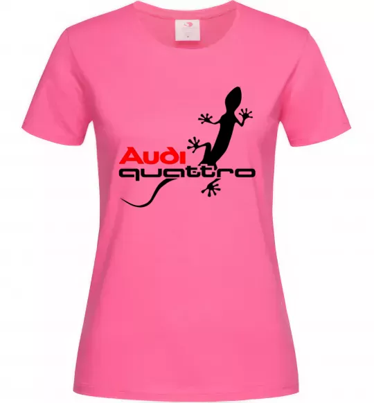 Жіноча футболка Quattro Яскраво-рожевий фото