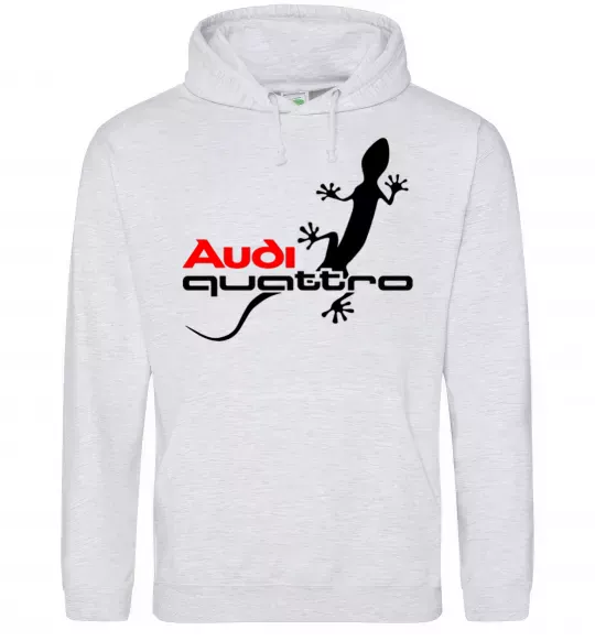 Чоловіча толстовка (худі) Quattro Сірий меланж фото