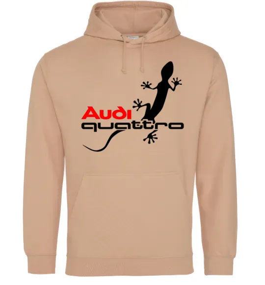 Чоловіча толстовка (худі) Quattro Пісочний фото