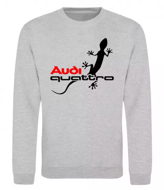 Світшот Quattro Сірий меланж фото