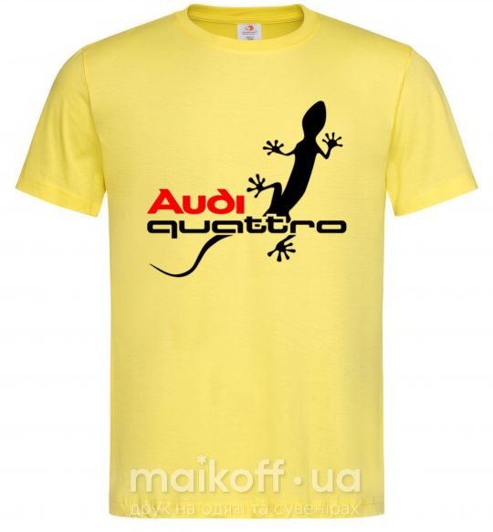 Чоловіча футболка Quattro Лимонний фото