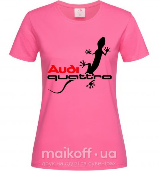 Жіноча футболка Quattro Яскраво-рожевий фото