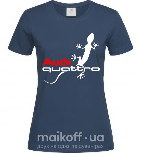 Женская футболка Quattro Темно-синий фото