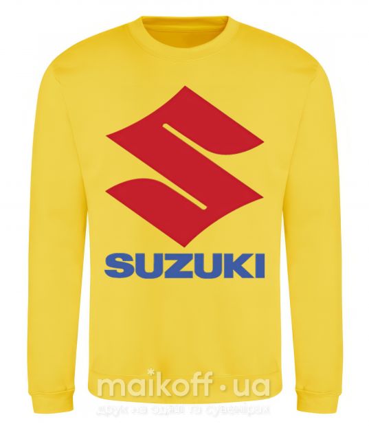 Свитшот Suzuki Logo Солнечно желтый фото