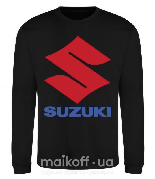 Свитшот Suzuki Logo Черный фото