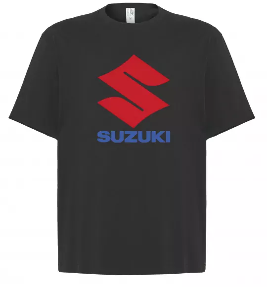 Футболка Оверсайз Suzuki Logo Черный фото