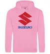 Мужская толстовка (худи) Suzuki Logo Розовый фото