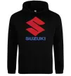 Мужская толстовка (худи) Suzuki Logo Черный фото