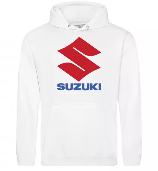 Женская толстовка (худи) Suzuki Logo Белый фото
