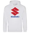 Женская толстовка (худи) Suzuki Logo Серый меланж фото