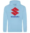 Женская толстовка (худи) Suzuki Logo Голубой фото