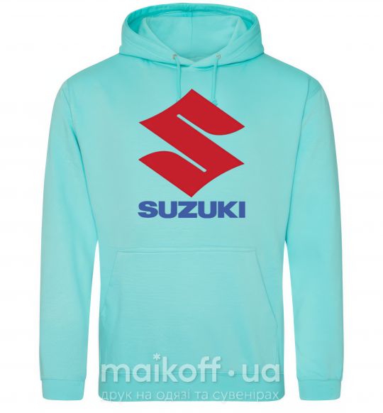 Женская толстовка (худи) Suzuki Logo Мятный фото