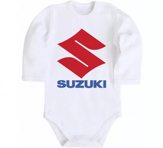 Дитячий бодік Suzuki Logo Білий фото