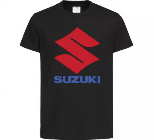 Детская футболка Suzuki Logo Черный фото