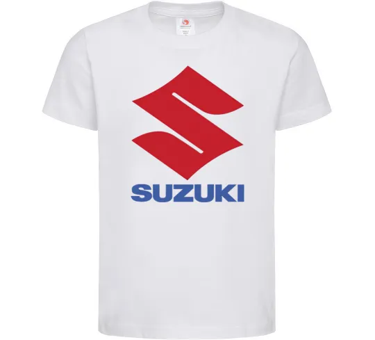 Детская футболка Suzuki Logo Белый фото