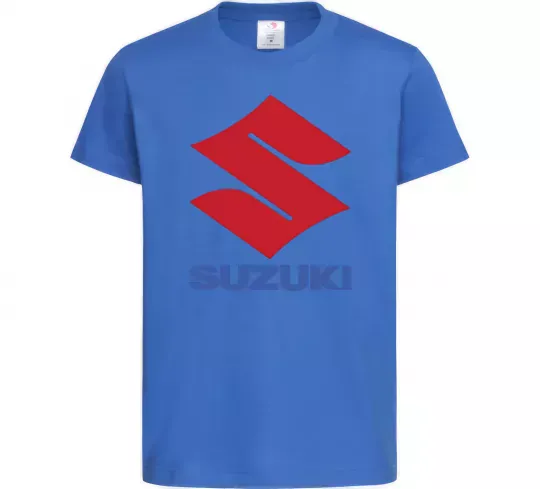Детская футболка Suzuki Logo Ярко-синий фото
