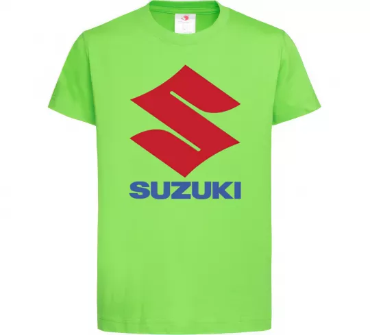 Детская футболка Suzuki Logo Лаймовый фото