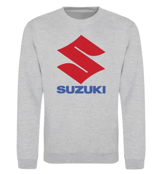 Світшот Suzuki Logo Сірий меланж фото