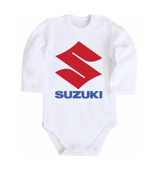 Детский боди Suzuki Logo Белый фото