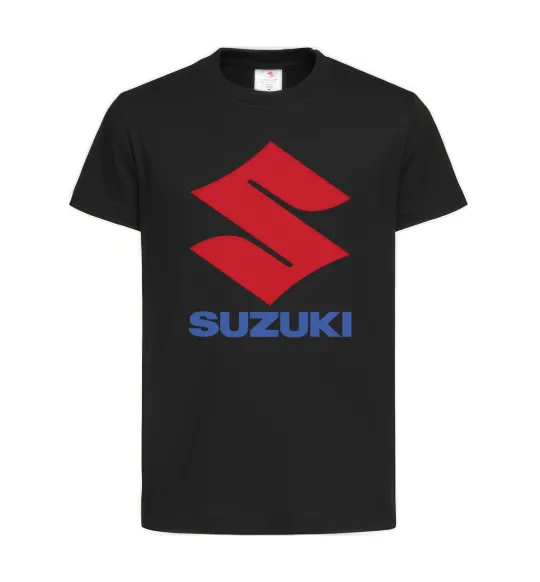 Дитяча футболка Suzuki Logo Чорний фото