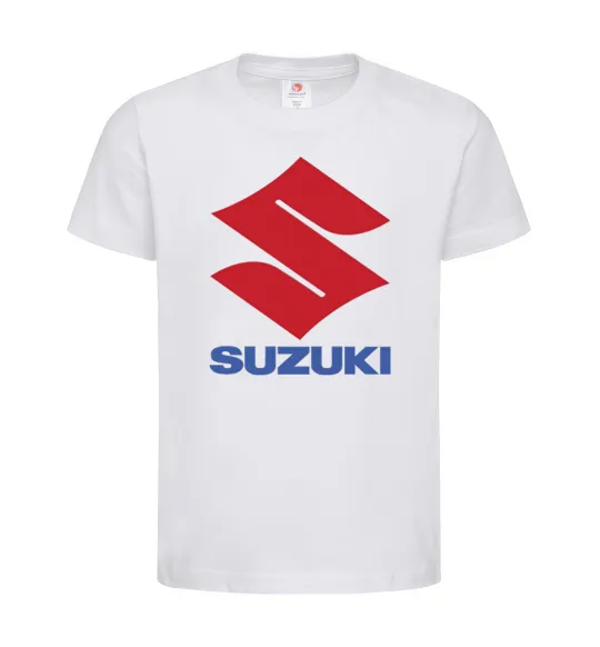 Дитяча футболка Suzuki Logo Білий фото