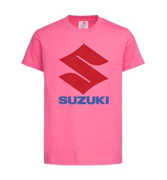 Дитяча футболка Suzuki Logo Яскраво-рожевий фото