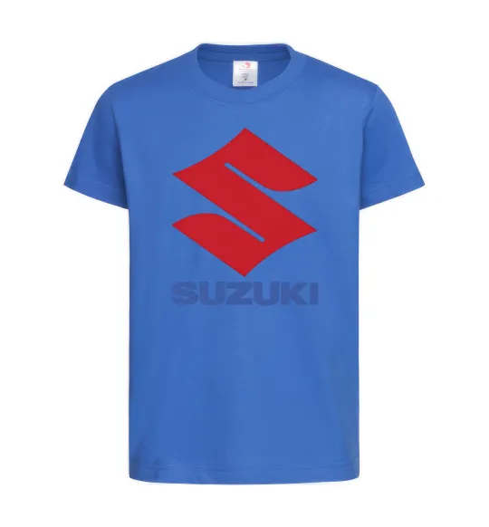Дитяча футболка Suzuki Logo Яскраво-синій фото