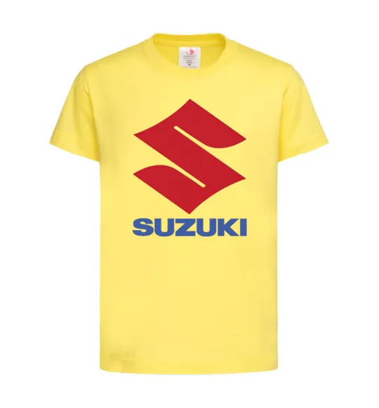 Дитяча футболка Suzuki Logo Лимонний фото