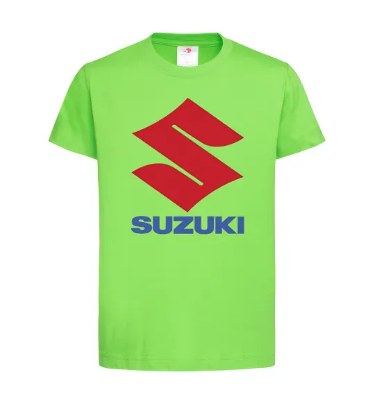 Дитяча футболка Suzuki Logo Лаймовий фото